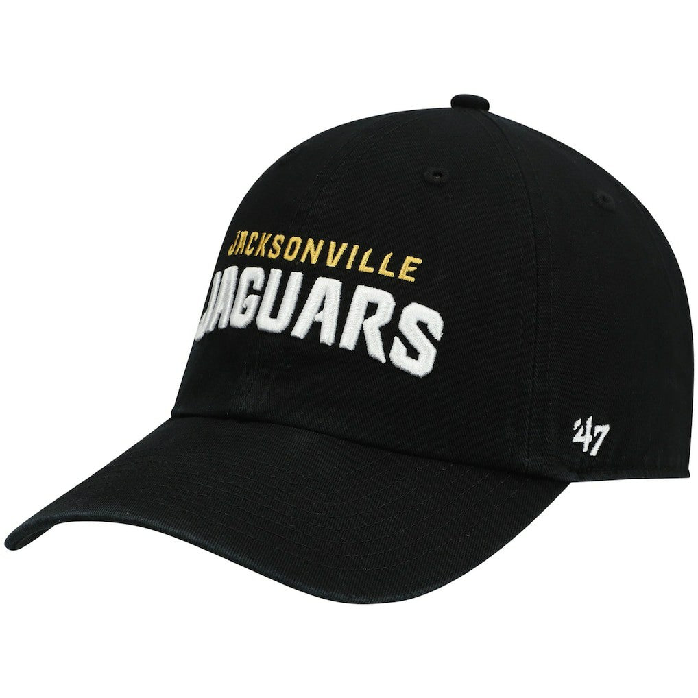 Jacksonville Jaguars '47 Clean Up Script Adjustable Hat | NFL On sale