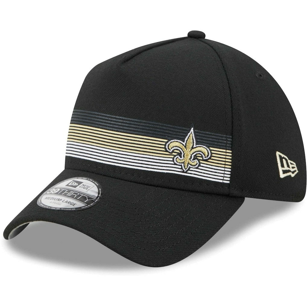 New Orleans Saints Flawless Stripe 39THIRTY Flex Hat | NFL Discount