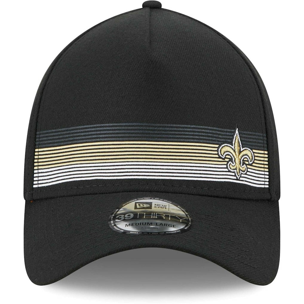 New Orleans Saints Flawless Stripe 39THIRTY Flex Hat | NFL Discount