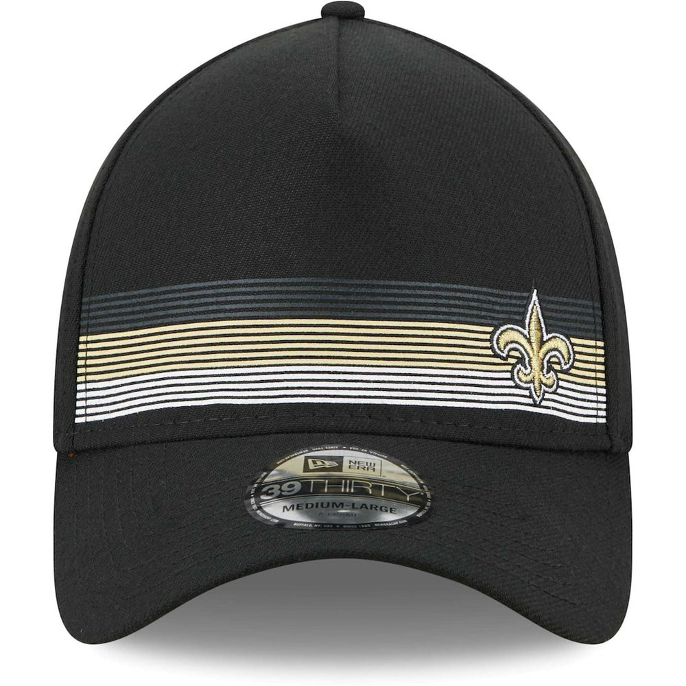 New Orleans Saints Flawless Stripe 39THIRTY Flex Hat | NFL Discount