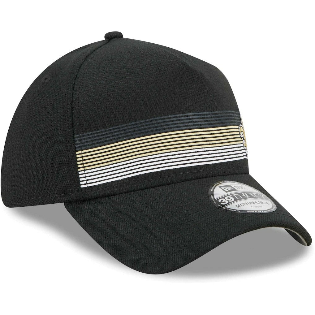 New Orleans Saints Flawless Stripe 39THIRTY Flex Hat | NFL Discount