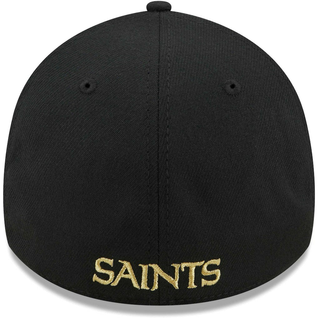 New Orleans Saints Flawless Stripe 39THIRTY Flex Hat | NFL Discount