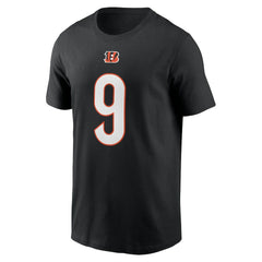 Cincinnati Bengals Joe Burrow  Player Name & Number T-Shirt | NFL Outlet
