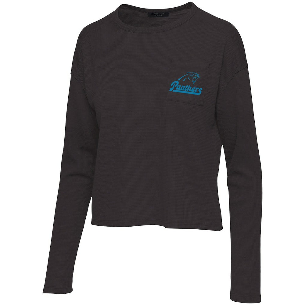 Carolina Panthers Junk Food Women's Pocket Thermal Long Sleeve T-Shirt | NFL Sale