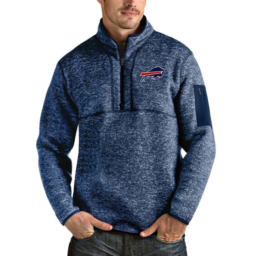 Buffalo Bills Antigua Fortune Quarter-Zip Pullover Jacket | NFL Outlet