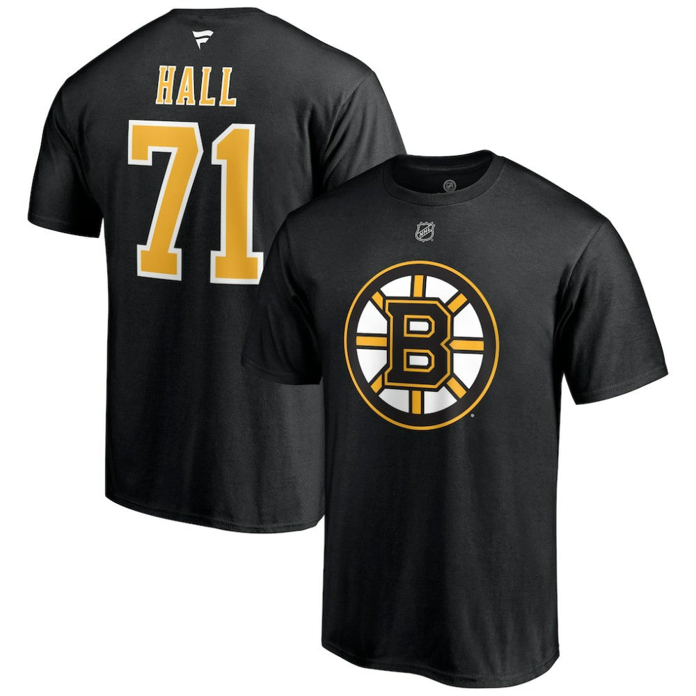 Taylor Hall Boston Bruins Fanatics Authentic Stack Name & Number T-Shirt -  NHL T-shirts