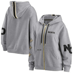 New Orleans Saints WEAR by Erin Andrews Women's Full-Zip Hoodie | NFL Sale