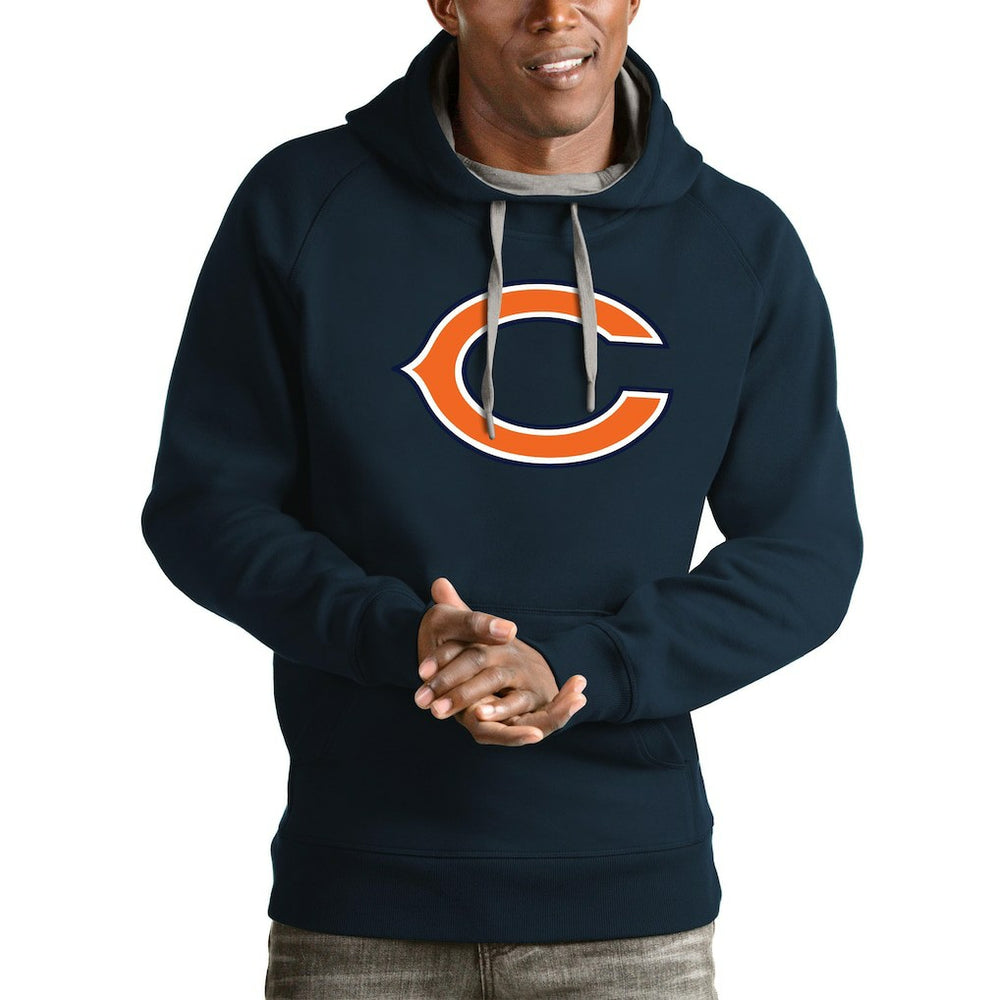 Chicago Bears Antigua Logo Victory Pullover Hoodie | NFL Hot