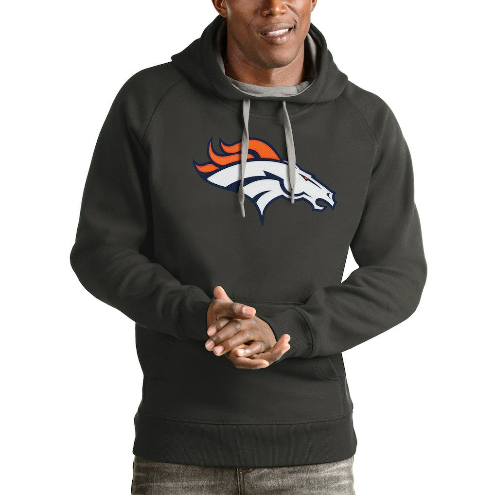 Denver Broncos Antigua Victory Pullover Hoodie | NFL New