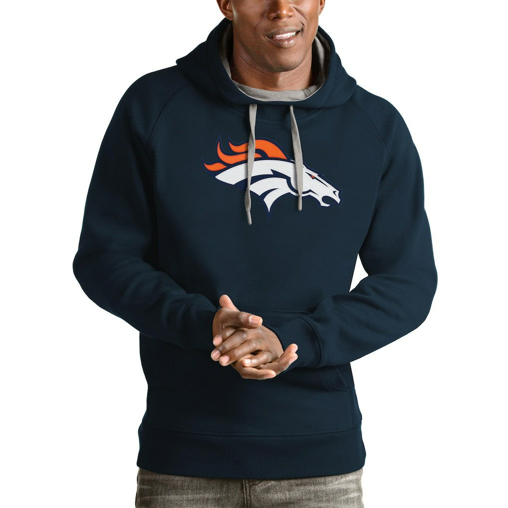Denver Broncos Antigua Victory Pullover Hoodie | NFL New