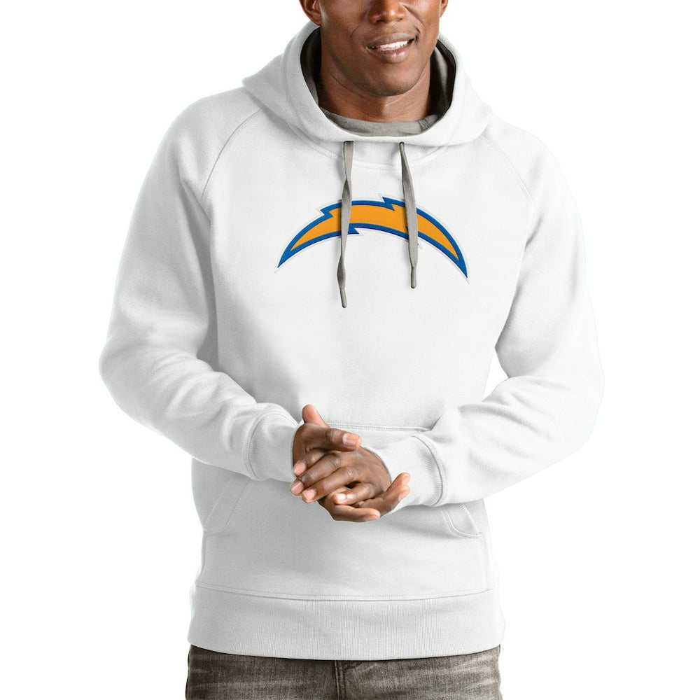 Los Angeles Chargers Antigua Victory Pullover Hoodie | NFL Outlet