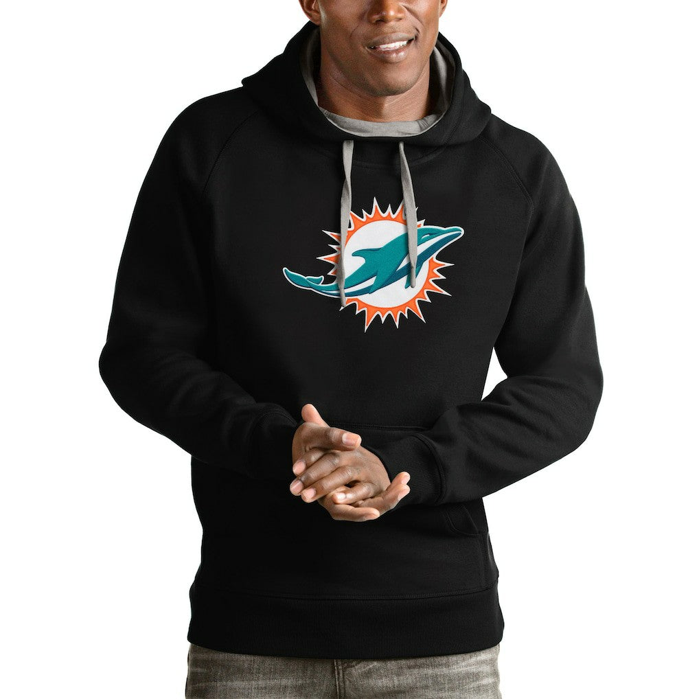 Miami Dolphins Antigua Victory Pullover Hoodie | NFL Online