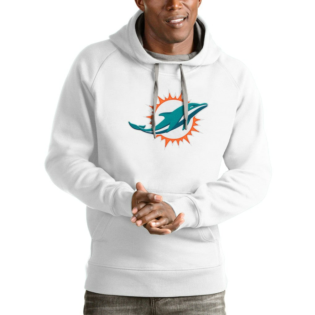Miami Dolphins Antigua Victory Pullover Hoodie | NFL Discount