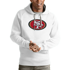 San Francisco 49ers Antigua Victory Pullover Hoodie | NFL Near me