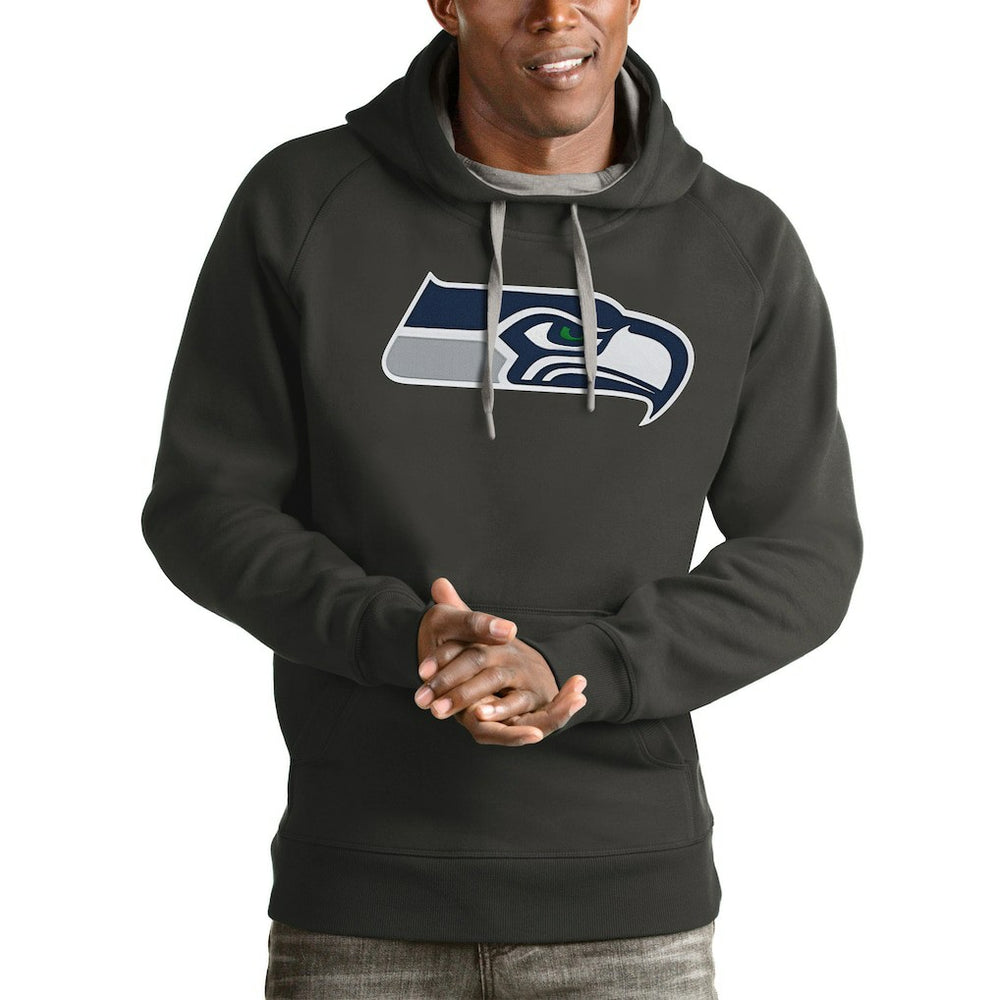 Seattle Seahawks Antigua Victory Pullover Hoodie | NFL Outlet