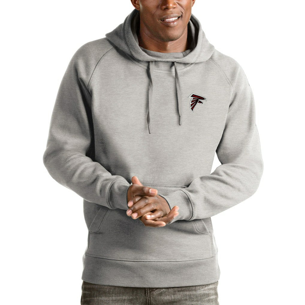 Atlanta Falcons Antigua Logo Victory Pullover Hoodie | NFL Outlet