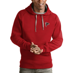 Atlanta Falcons Antigua Logo Victory Pullover Hoodie | NFL Hot