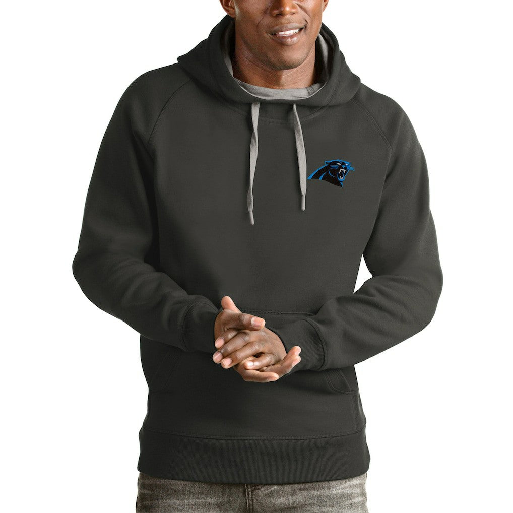 Carolina Panthers Antigua Logo Victory Pullover Hoodie | NFL New