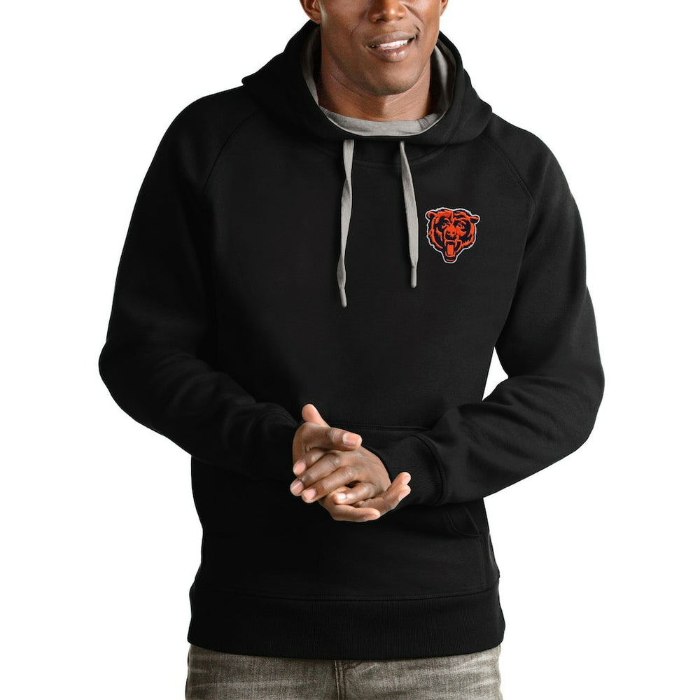 Chicago Bears Antigua Logo Victory Pullover Hoodie | NFL New