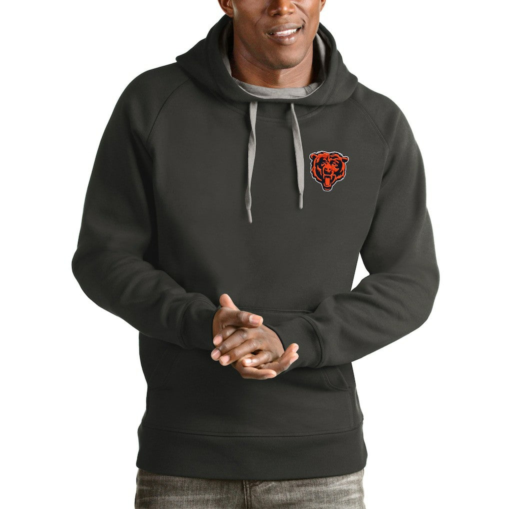 Chicago Bears Antigua Logo Victory Pullover Hoodie | NFL Outlet