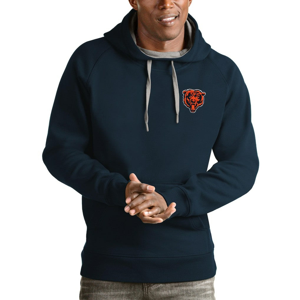 Chicago Bears Antigua Logo Victory Pullover Hoodie | NFL US