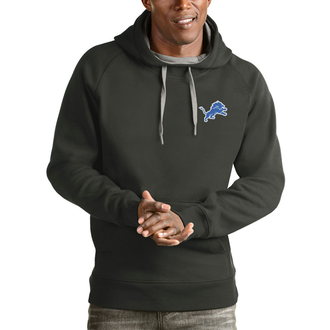 Detroit Lions Antigua Logo Victory Pullover Hoodie | NFL Sale