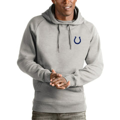 Indianapolis Colts Antigua Logo Victory Pullover Hoodie | NFL New