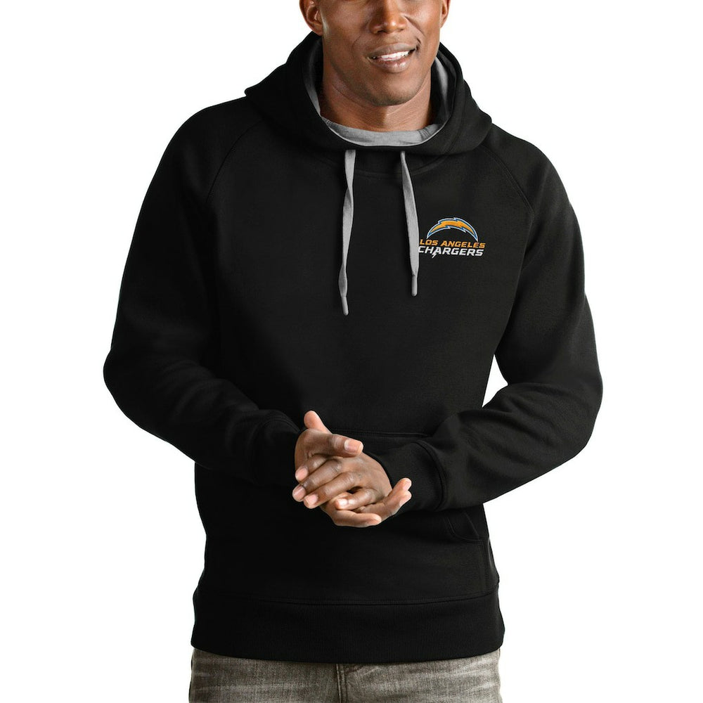 Los Angeles Chargers Antigua Logo Victory Pullover Hoodie | NFL Sale