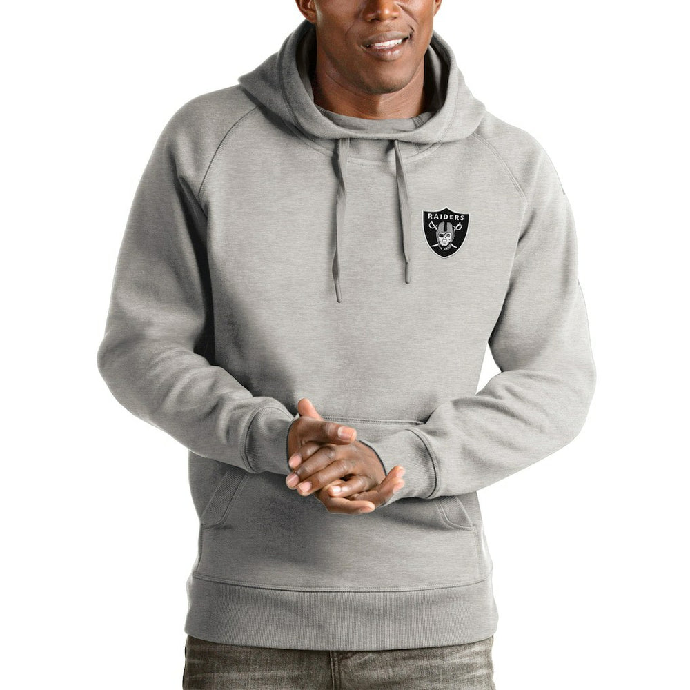 Las Vegas Raiders Antigua Logo Victory Pullover Hoodie | NFL US