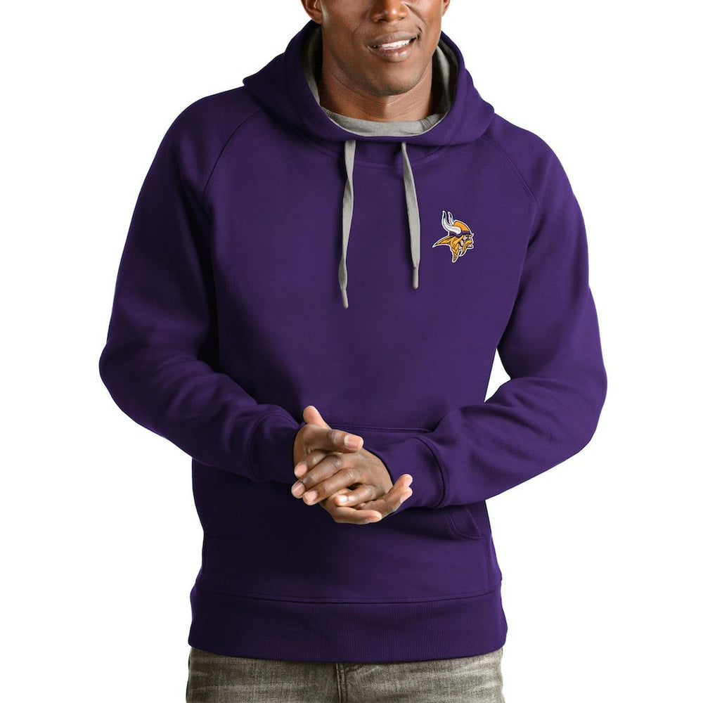 Minnesota Vikings Antigua Logo Victory Pullover Hoodie | NFL On sale