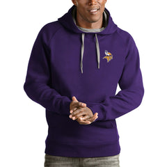 Minnesota Vikings Antigua Logo Victory Pullover Hoodie | NFL On sale