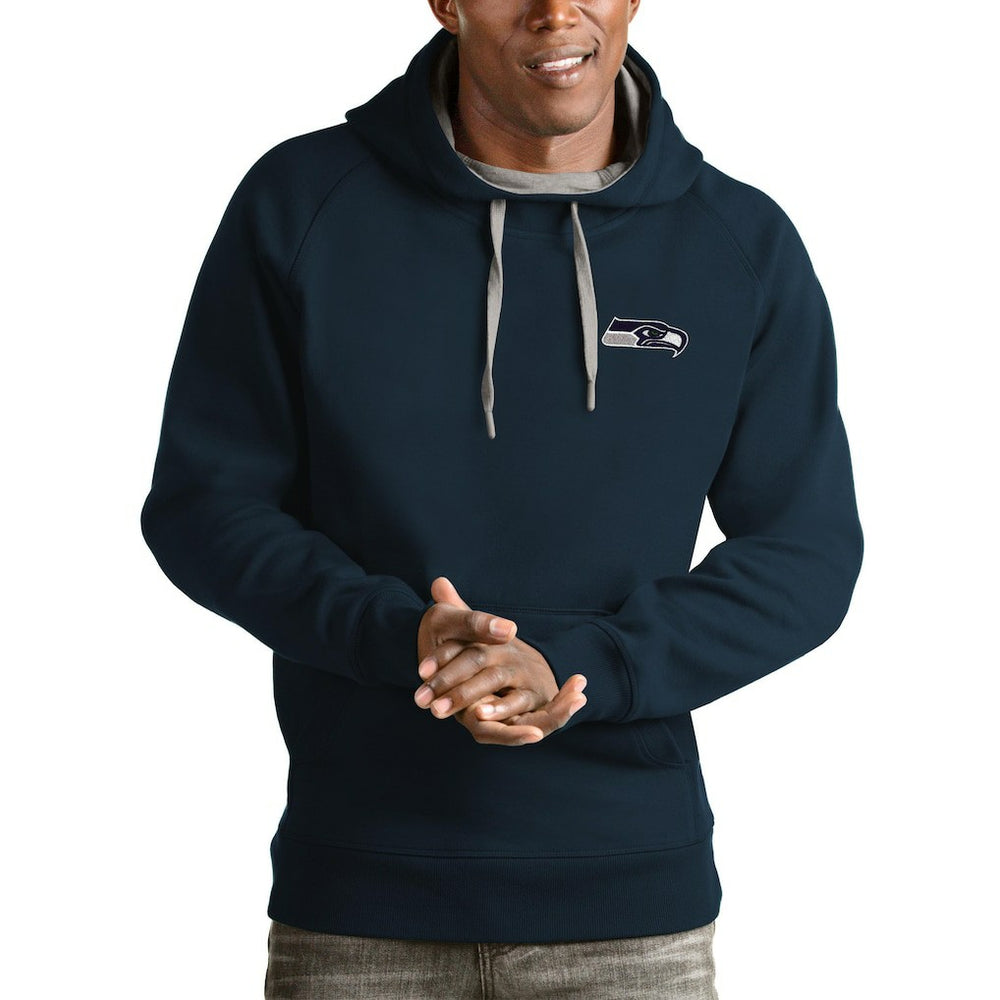 Seattle Seahawks Antigua Logo Victory Pullover Hoodie | NFL Sale