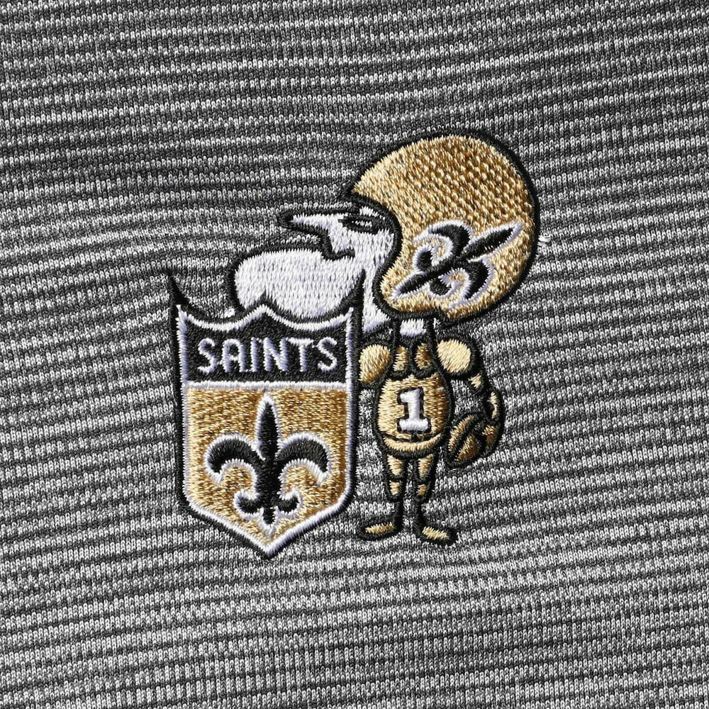 New Orleans Saints Antigua Throwback Cycle Quarter-Zip Jacket | NFL US