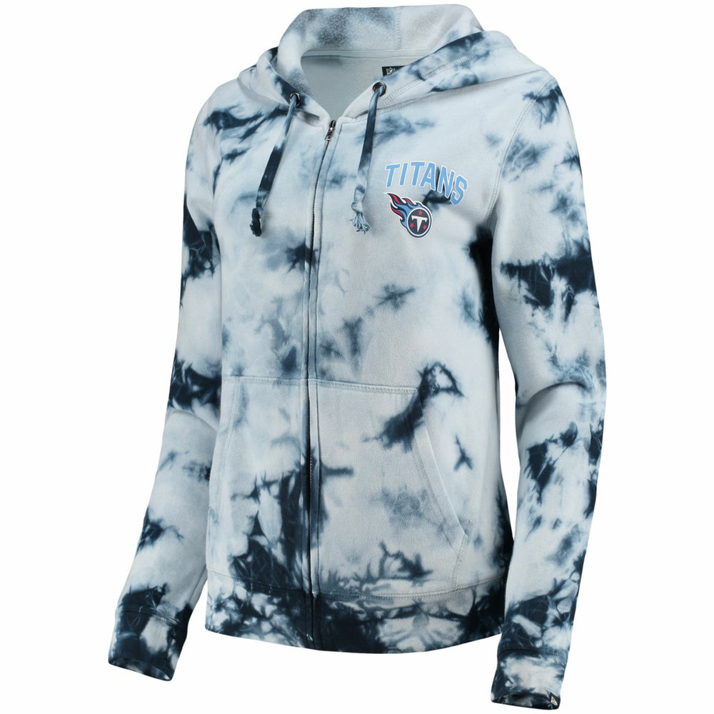Tennessee Titans Women's Tie-Dye Fleece Full-Zip Hoodie | NFL Sale