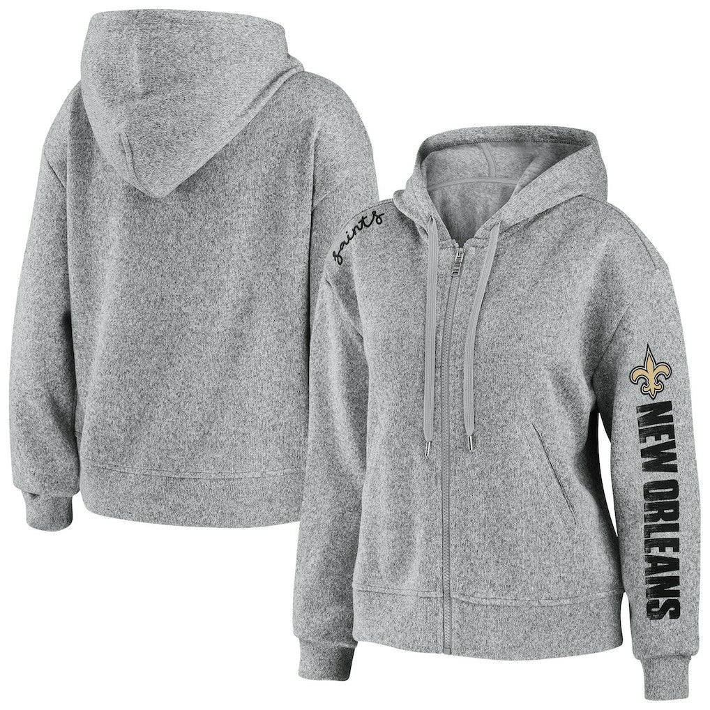 New Orleans Saints WEAR by Erin Andrews Women's Full-Zip Hoodie | NFL Outlet