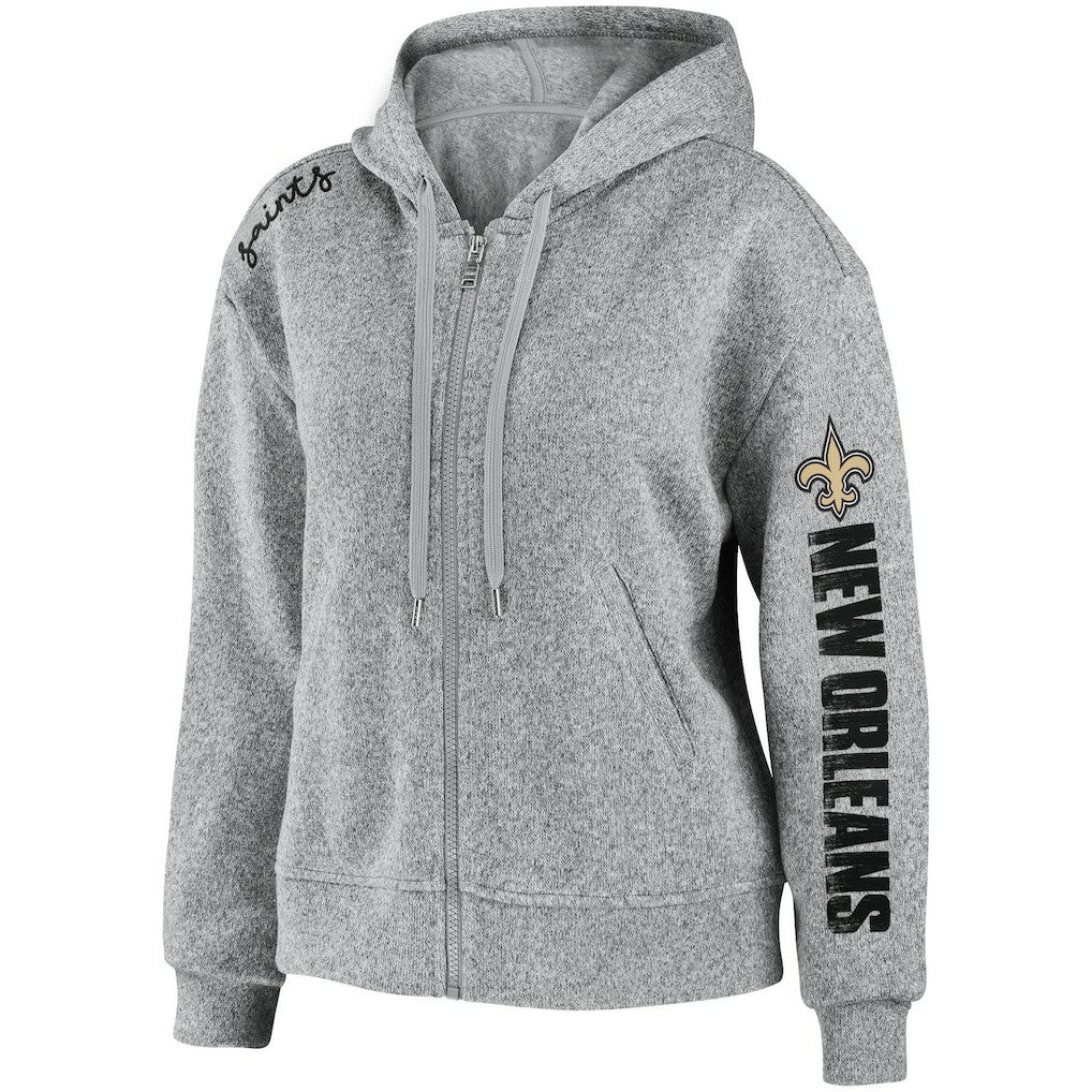 New Orleans Saints WEAR by Erin Andrews Women's Full-Zip Hoodie | NFL Outlet
