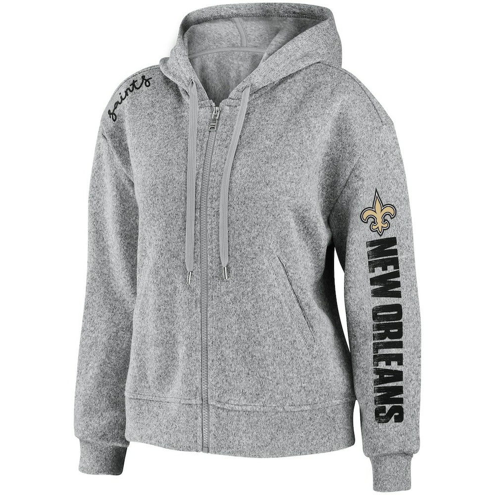 New Orleans Saints WEAR by Erin Andrews Women's Full-Zip Hoodie | NFL Outlet