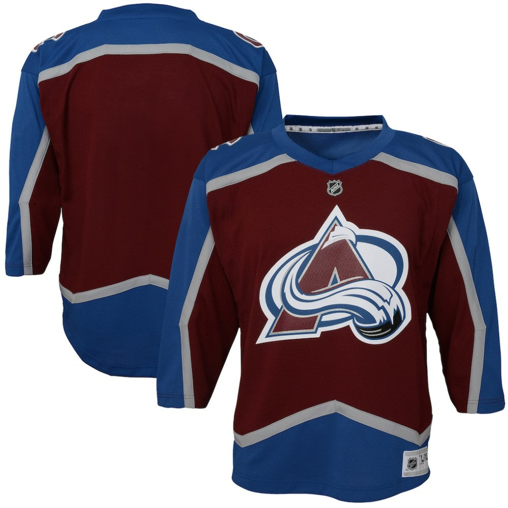 Colorado Avalanche Youth Home Blank Replica Jersey -  NHL Jerseys
