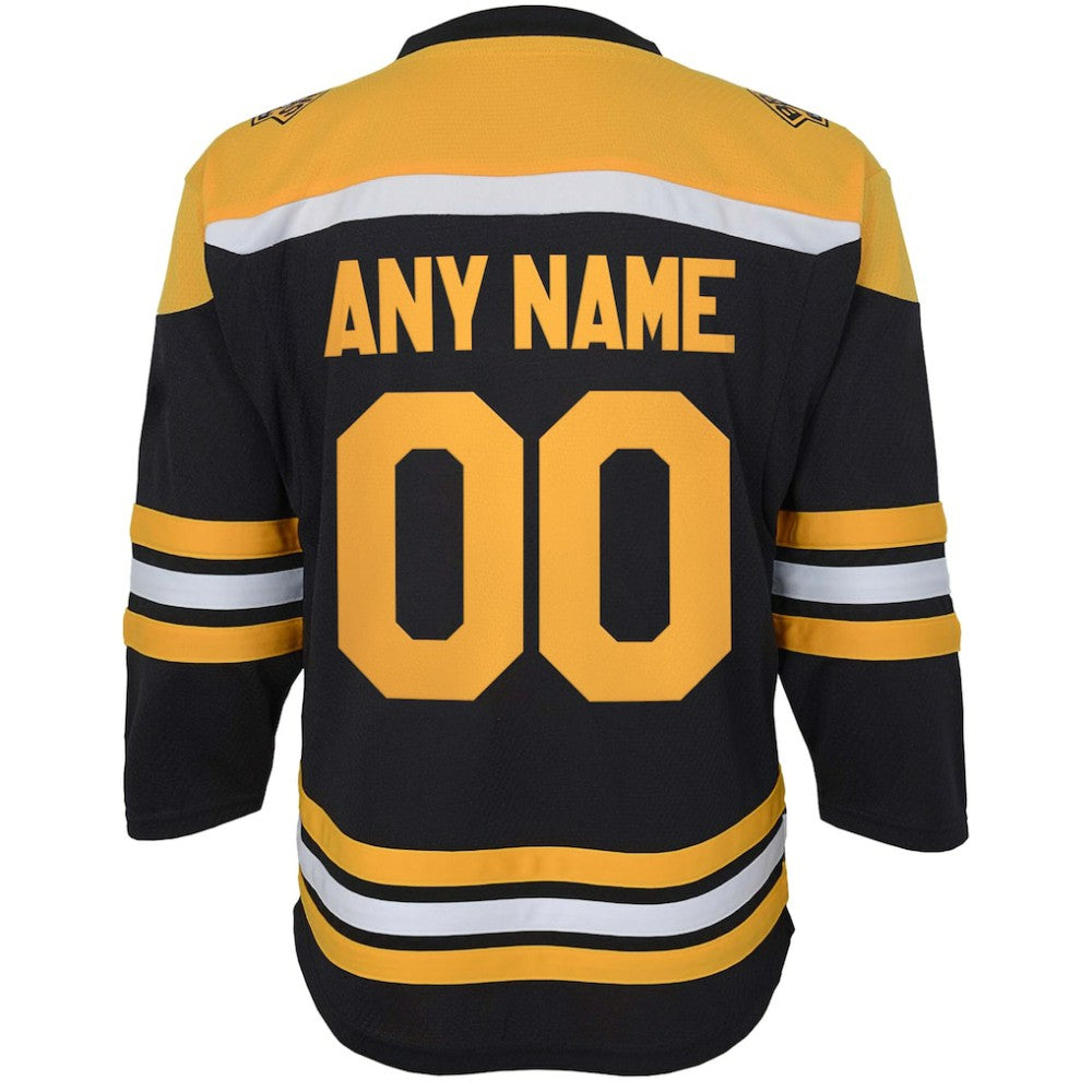 Boston Bruins Youth Home Replica Custom Jersey -  NHL Jerseys