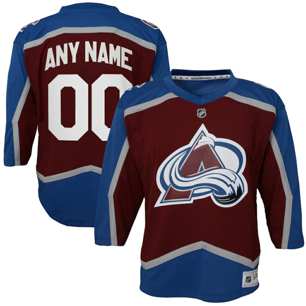 Colorado Avalanche Youth Home Custom Replica Jersey -  NHL Jerseys