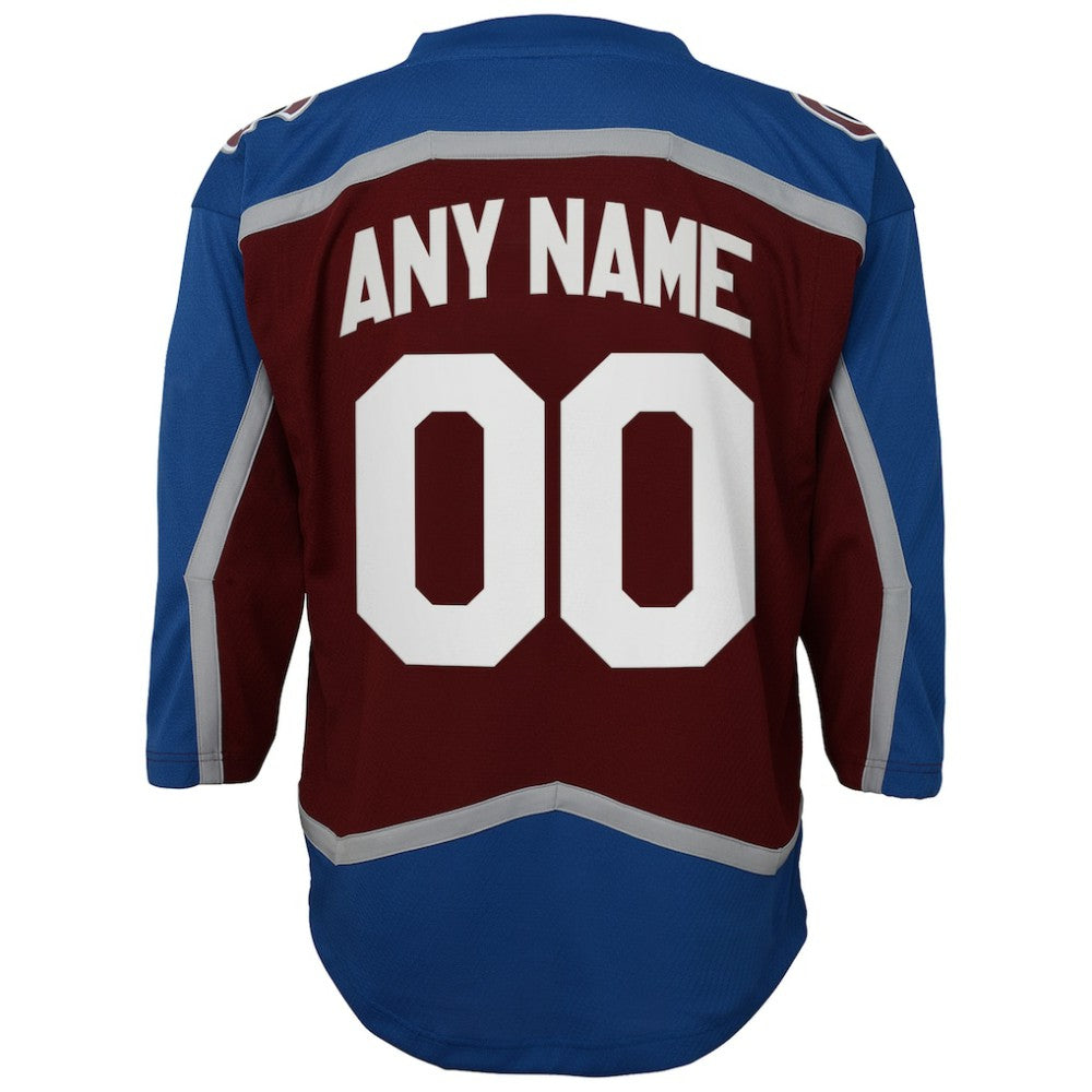 Colorado Avalanche Youth Home Custom Replica Jersey -  NHL Jerseys