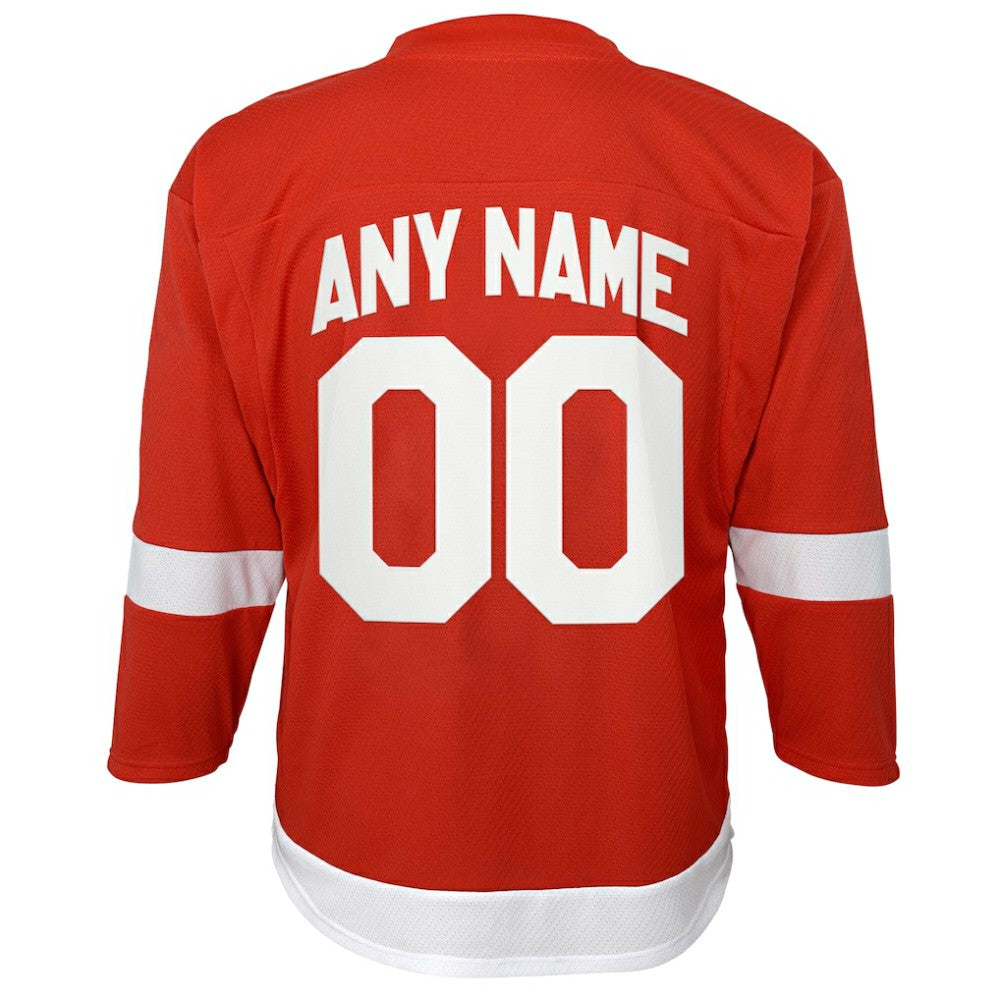 Detroit Red Wings Youth Home Replica Custom Jersey -  NHL Jerseys