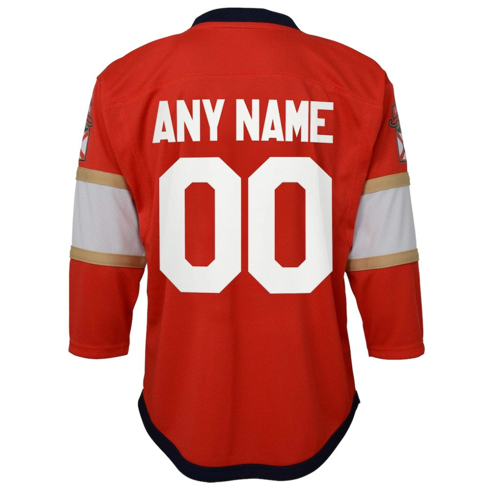 Florida Panthers Youth Home Replica Custom Jersey -  NHL Jerseys