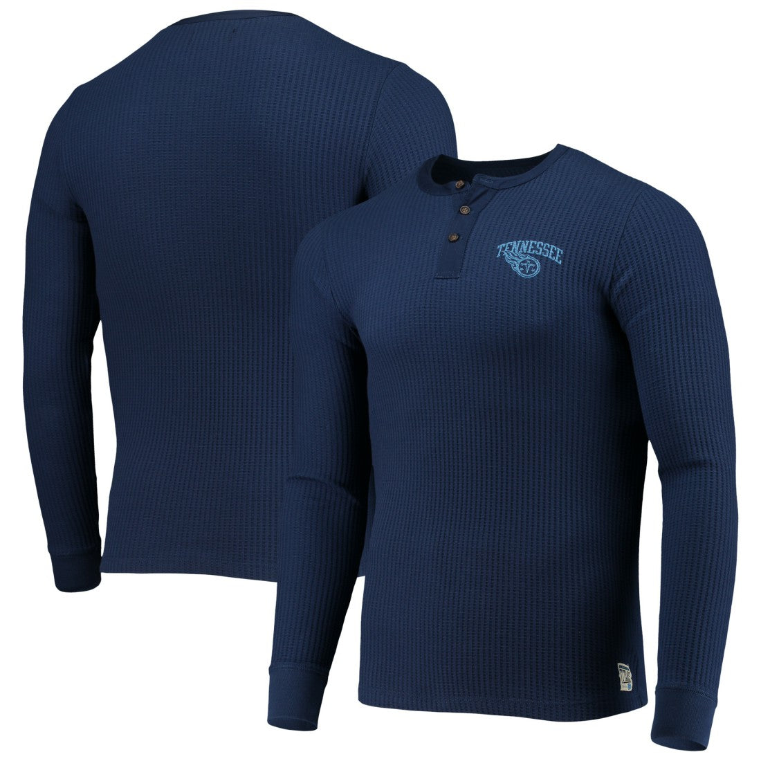 Tennessee Titans Junk Food Thermal Henley Long Sleeve T-Shirt | NFL Discount