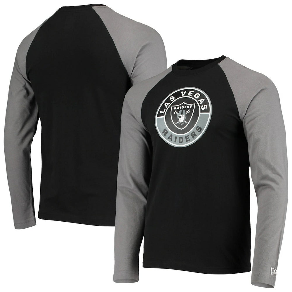 Las Vegas Raiders League Raglan Long Sleeve T-Shirt | NFL Hot