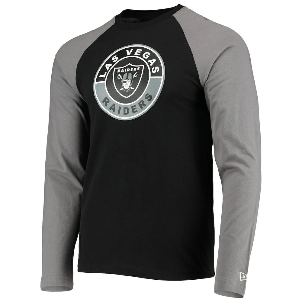 Las Vegas Raiders League Raglan Long Sleeve T-Shirt | NFL Hot