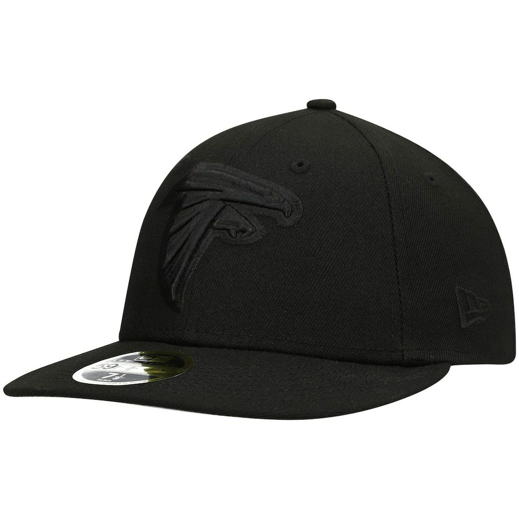 Atlanta Falcons Black on Black Low Profile 59FIFTY II Fitted Hat | NFL New