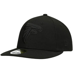 Atlanta Falcons Black on Black Low Profile 59FIFTY II Fitted Hat | NFL New