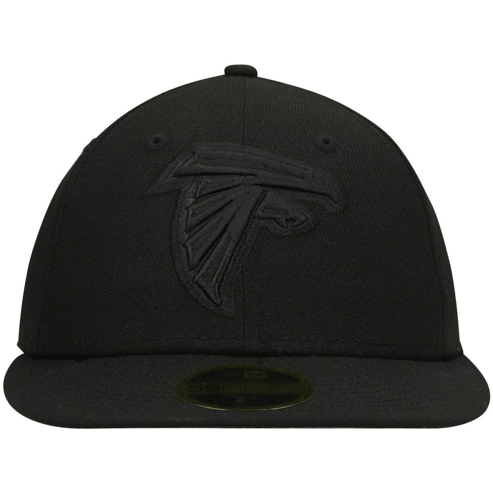 Atlanta Falcons Black on Black Low Profile 59FIFTY II Fitted Hat | NFL New