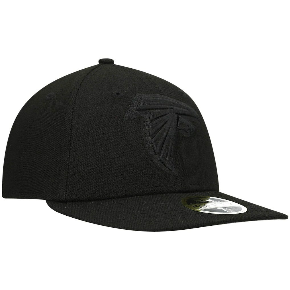 Atlanta Falcons Black on Black Low Profile 59FIFTY II Fitted Hat | NFL New